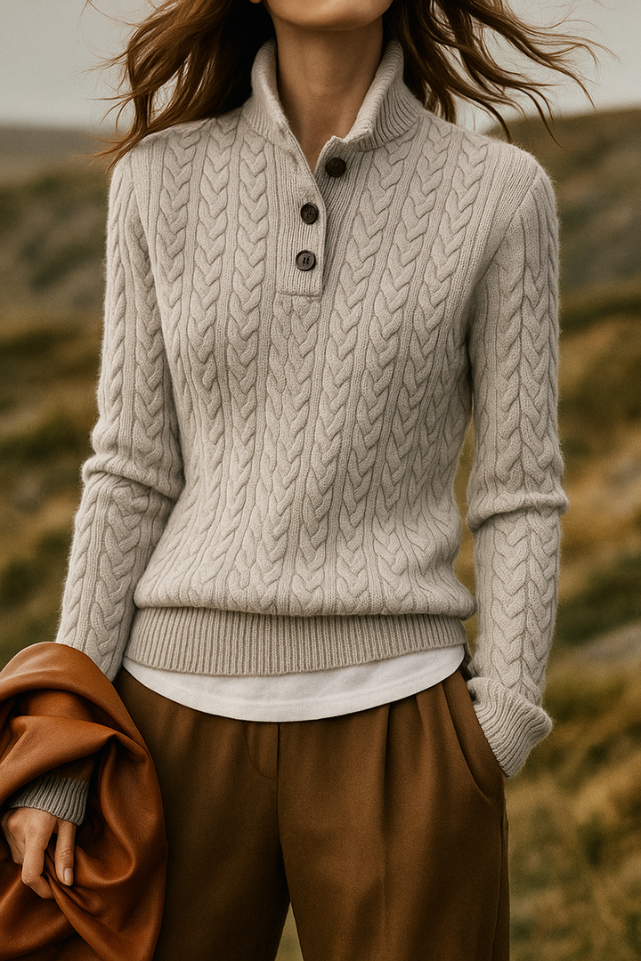 Amanda | Button-Up Sweater