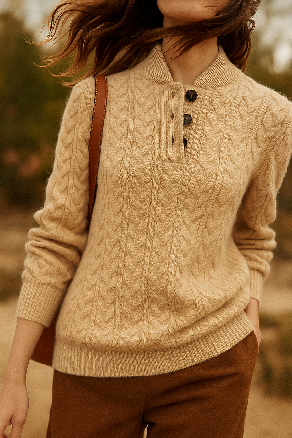 Amanda | Button-Up Sweater