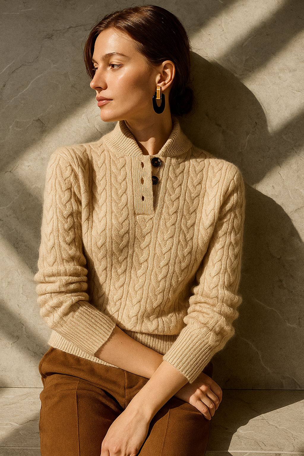 Amanda | Button-Up Sweater
