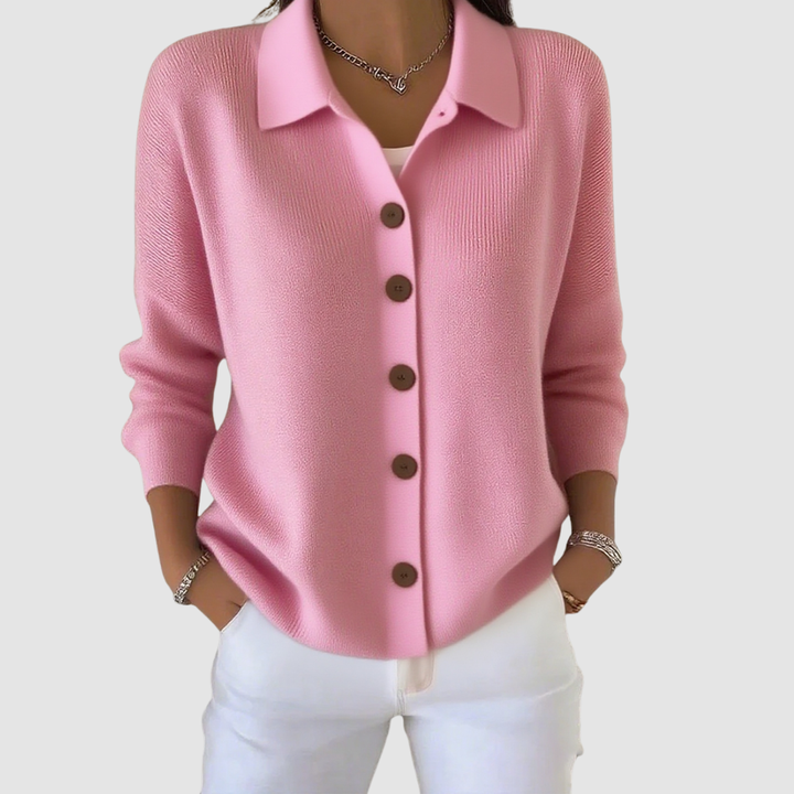 Susan | Soft Button-Up Knit Cardigan