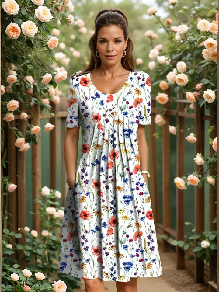 Annie | Elegant Dress with Tummy Coverage