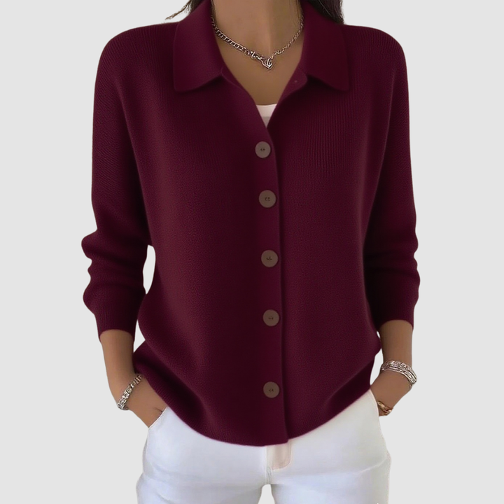 Susan | Soft Button-Up Knit Cardigan
