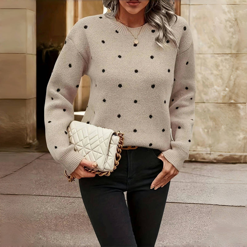 Maeve |  Polka Dot Sweater
