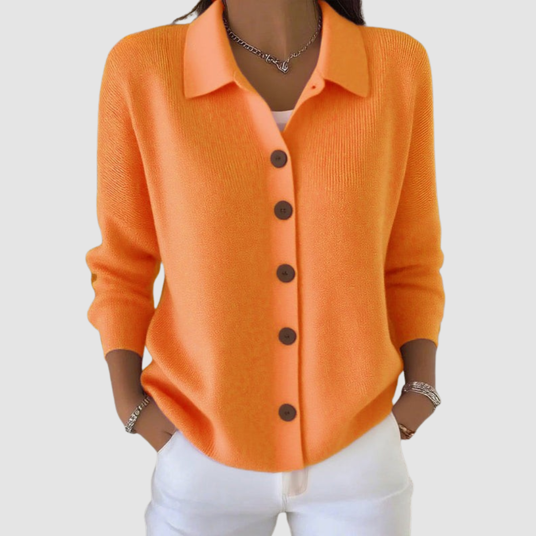 Susan | Soft Button-Up Knit Cardigan