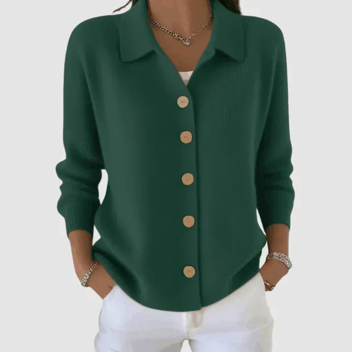 Susan | Soft Button-Up Knit Cardigan