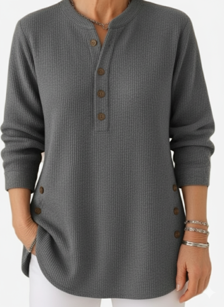 Harper | Long Sleeve Solid Knit Sweater