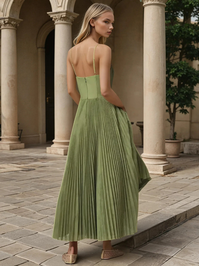 Amy | Flare Dress with Corset Top