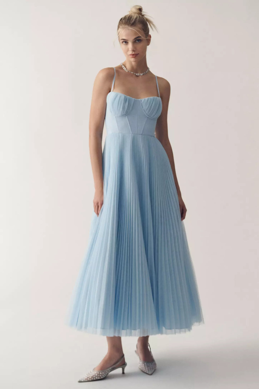 Amy | Flare Dress with Corset Top