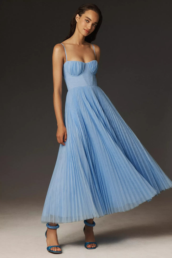 Amy | Flare Dress with Corset Top