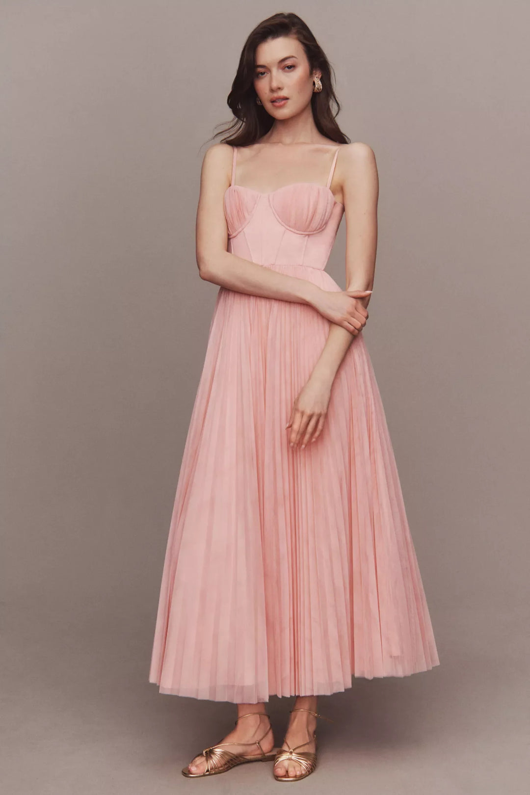 Amy | Flare Dress with Corset Top