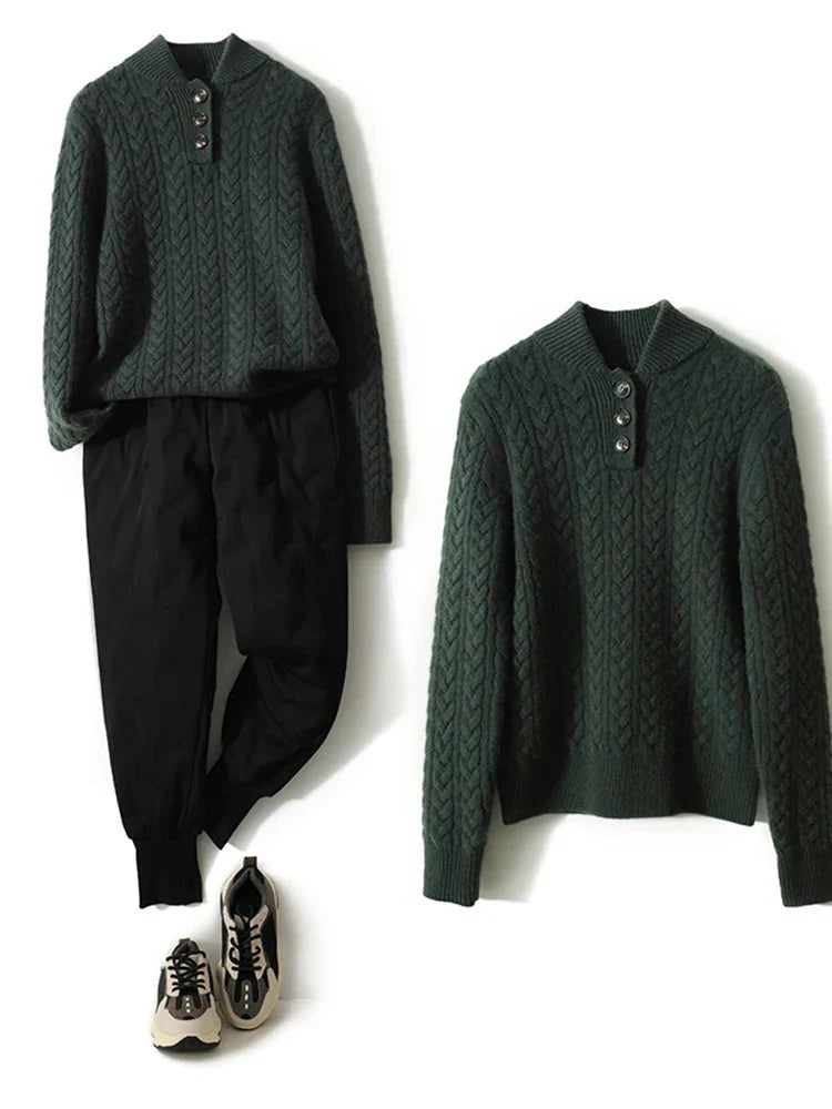 Amanda | Button-Up Sweater