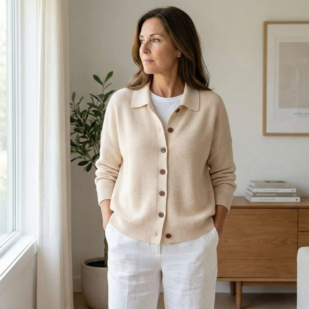Susan | Soft Button-Up Knit Cardigan
