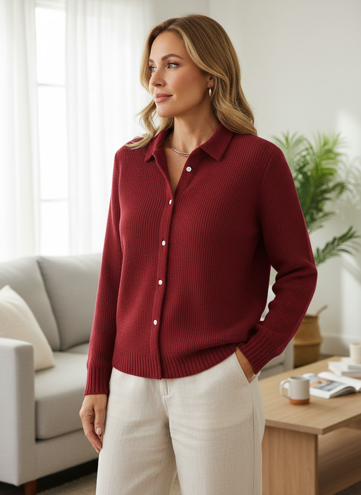 Marisse | Button-Up Knit Cardigan