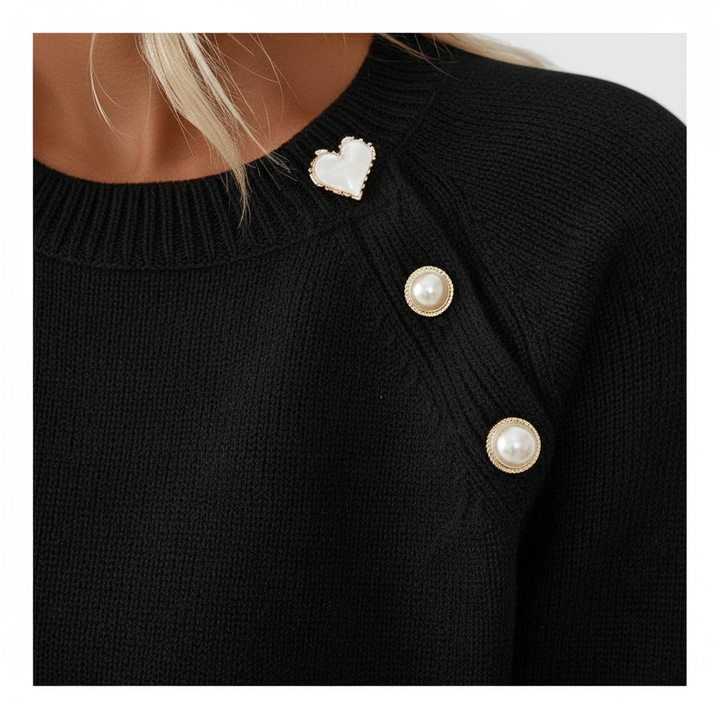 Elise | Buttoned Sweater