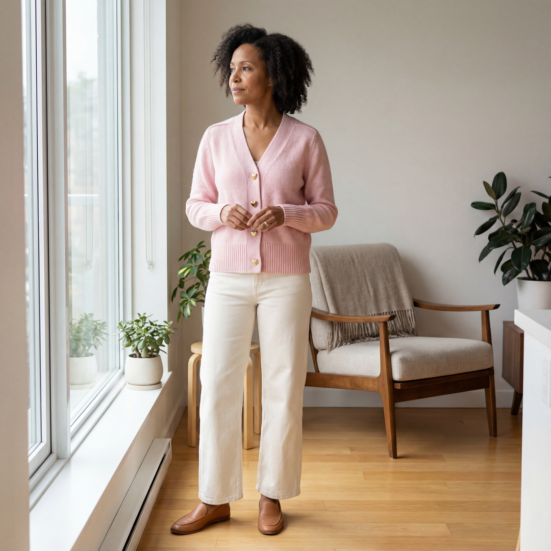 Kate | Elegant Button Cardigan