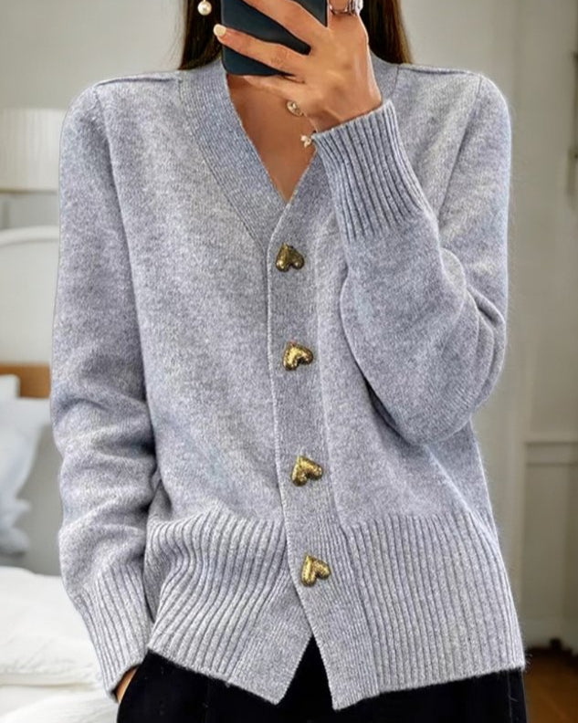Kate | Elegant Button Cardigan