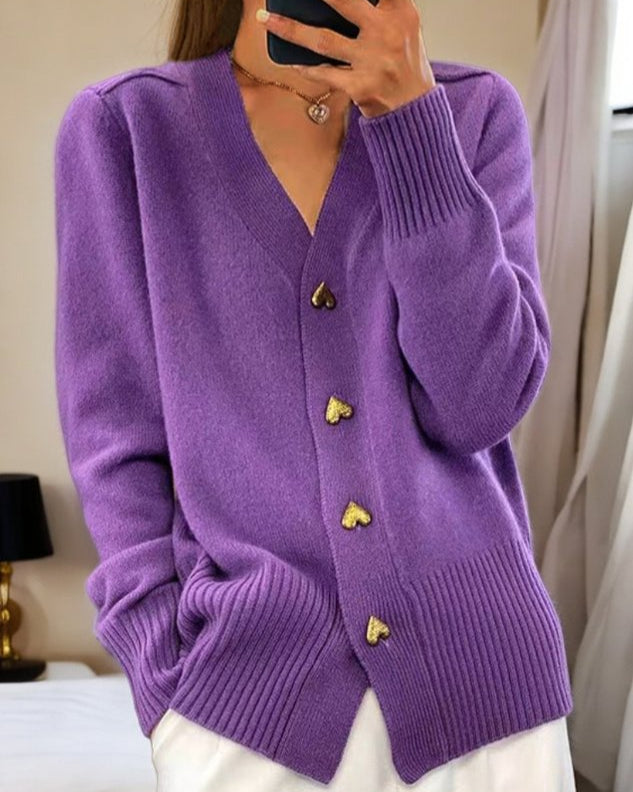 Kate | Elegant Button Cardigan